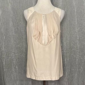 Banana Republic ruffle front sleeveless top